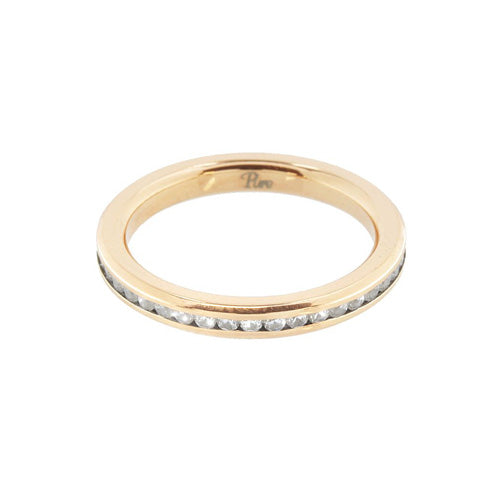 Pure 金属アレルギー対応 ノンアレルギー  ピンクゴールド ステンレス リング NP-106-13