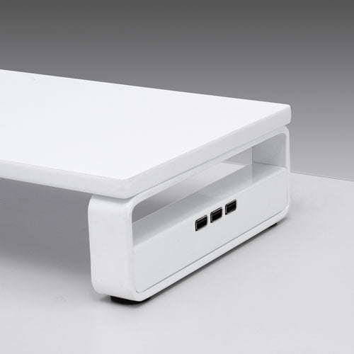 サンワサプライ USBハブ付き机上液晶モニタースタンド MR-LC201HWN