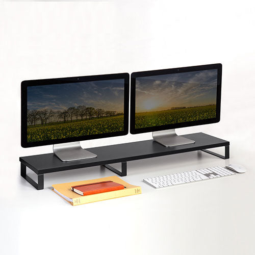 サンワサプライ 木製机上ラック W1000 ブラック MR-LC314BK