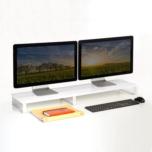 サンワサプライ 木製机上ラック W1000 ホワイト MR-LC314W