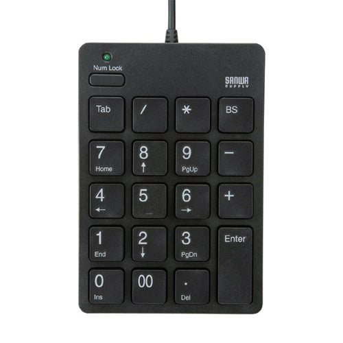 サンワサプライ USBテンキーアイソレーションタイプ NT-18UBK