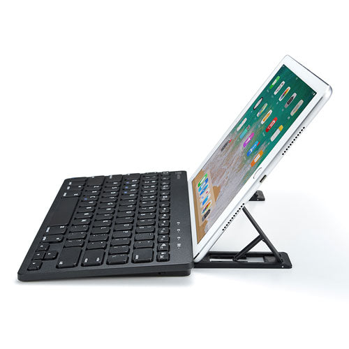 サンワサプライ タブレットスタンド機能付きBTキーボード SKB-BT28BK