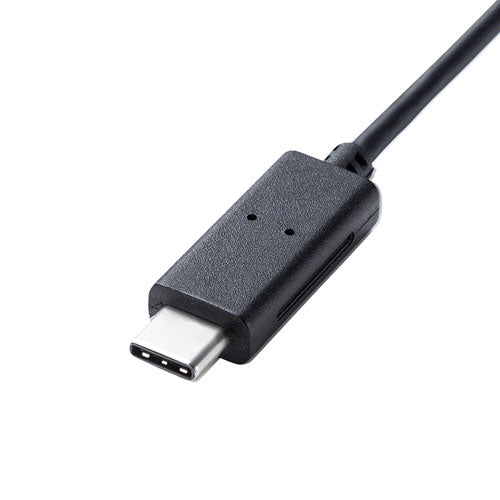 サンワサプライ 有線Type-CブルーLEDマウス MA-BLC158BK