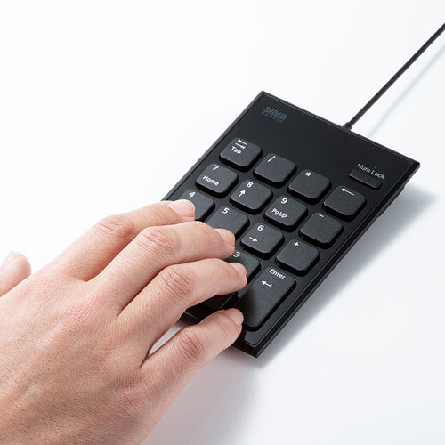 サンワサプライ 静音USBテンキー NT-23UBK