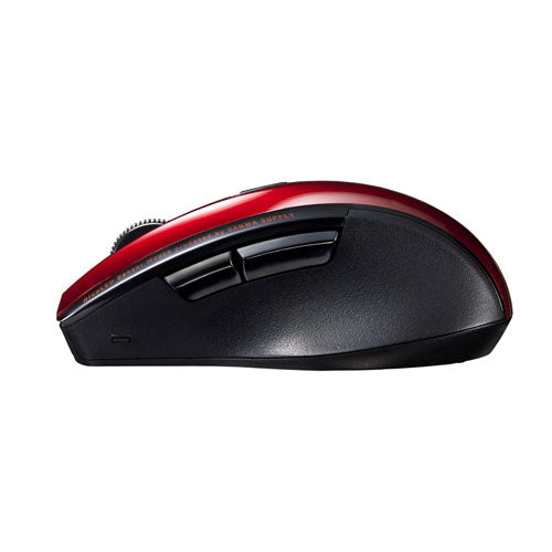サンワサプライ 静音BluetoothブルーLEDマウス(5ボタン) MA-BTBL167R
