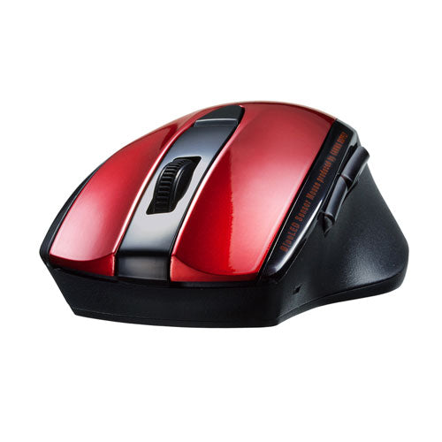 サンワサプライ 静音ワイヤレスブルーLEDマウス(5ボタン) MA-WBL166R