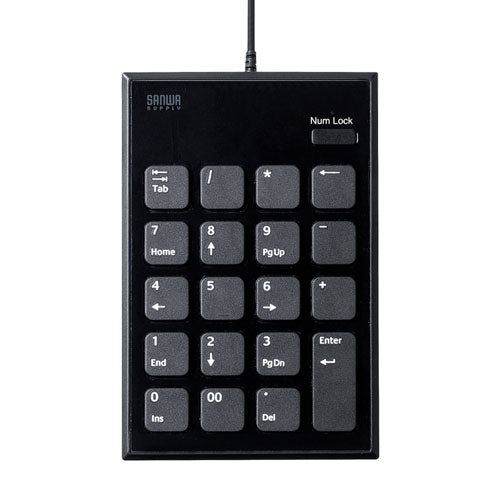 サンワサプライ 静音TypeCテンキー NT-23CBK