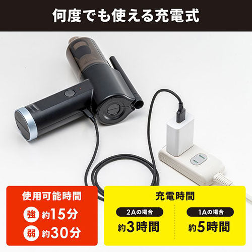 サンワサプライ 電動エアダスター&バキュームクリーナー CD-ADE6BK