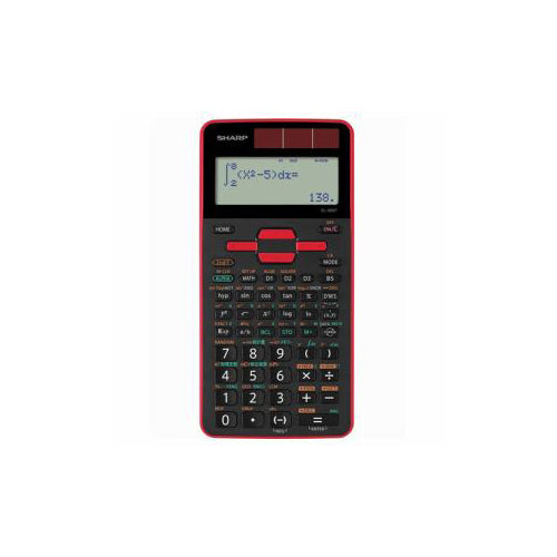 SHARP EL-509T-RX 関数電卓 559関数スタンダードモデル(赤)