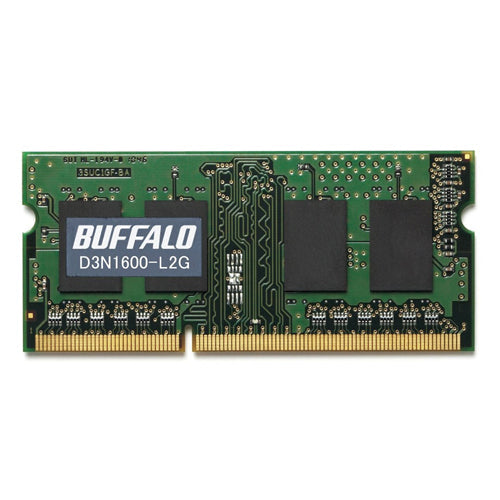 BUFFALO バッファロー PC3L-12800(DDR3L-1600)対応 204PIN DDR3 SDRAM S.O.DIMM 2GB D3N1600-L2G D3N1600-L2G