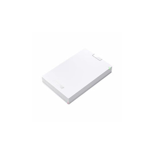 BUFFALO バッファロー ミニステーション USB3.1(Gen1)/USB3.0 ポータブルHDD 2TB ホワイト HD-PCG2.0U3-GWA