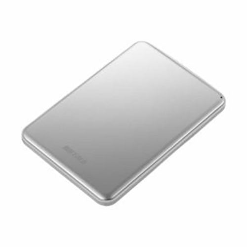 BUFFALO バッファロー USB3.1(Gen1)/USB3.1 ポータブルHDD 2TB シルバー HD-PUS2.0U3-SVD