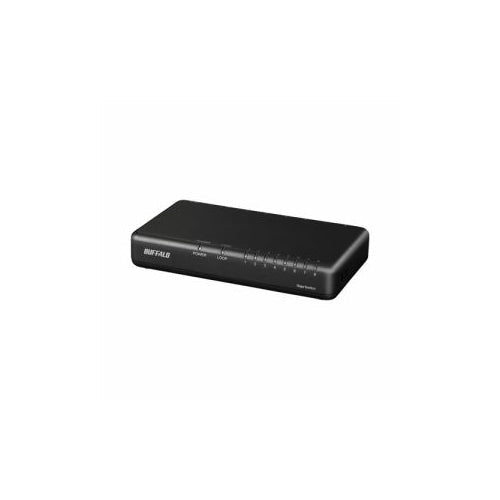 BUFFALO Giga対応 スイッチングハブ 8ポート ブラック LSW6-GT-8EP/BK