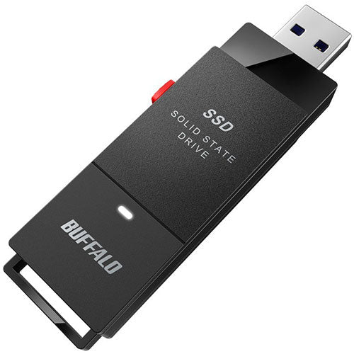 BUFFALO バッファロー PC/TV/PS4向けUSB3.2(Gen.1)対応 スティック型SSD 500GB SSD-PUT500U3-BKA
