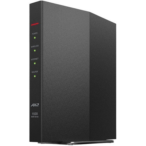 BUFFALO バッファロー 無線ルーター 1500 ブラック WSR-1500AX2S-BK