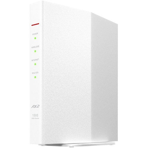 BUFFALO バッファロー 無線ルーター 1500 ホワイト WSR-1500AX2S-WH