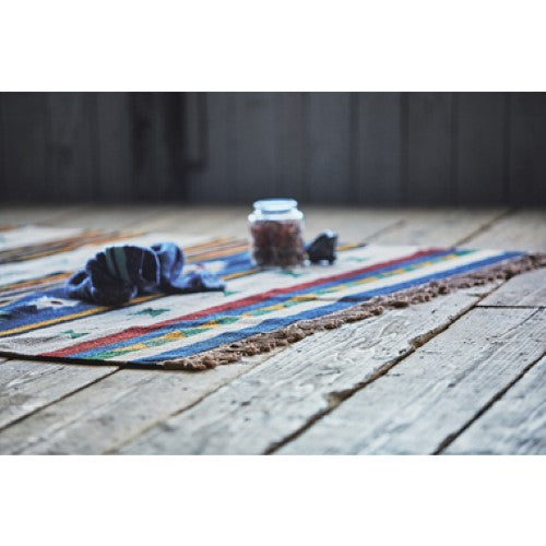 東谷 キリムラグ 北欧風のおしゃれなカフェ風デザインラグマット TTR-106B