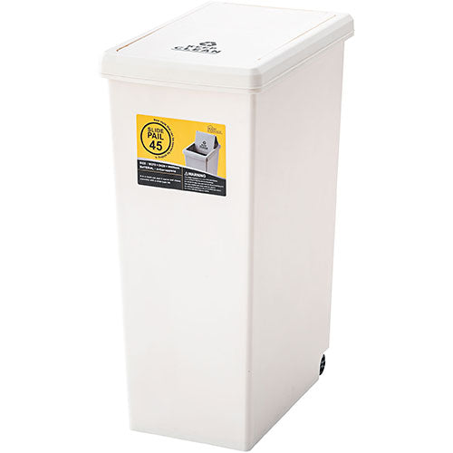 東谷 スライドペール45L ホワイト LFS-763WH