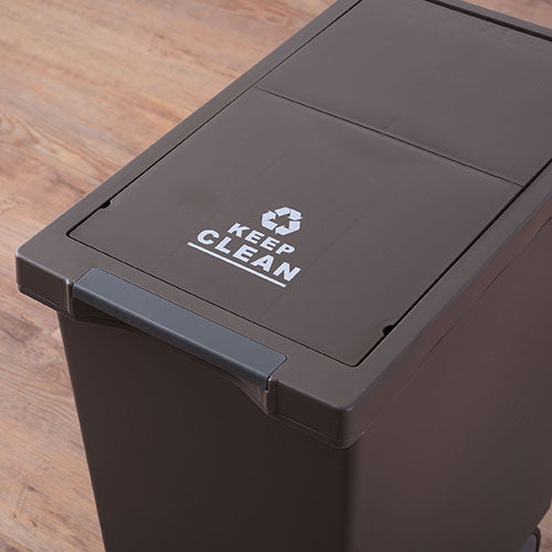 東谷 スライドペダルペール45L ブラウン LFS-764BR