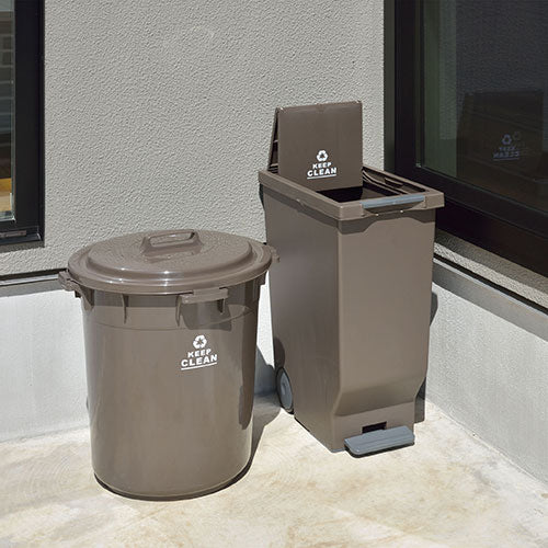 東谷 スライドペダルペール45L ブラウン LFS-764BR