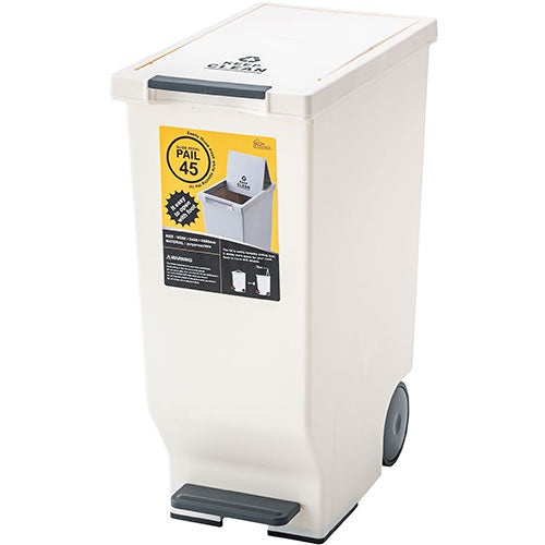 東谷 スライドペダルペール45L ホワイト LFS-764WH