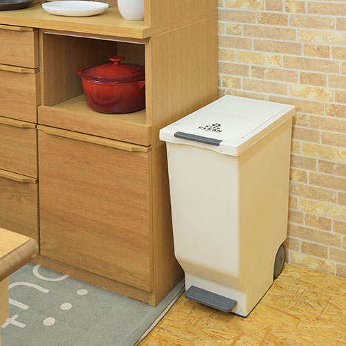 東谷 スライドペダルペール45L ホワイト LFS-764WH