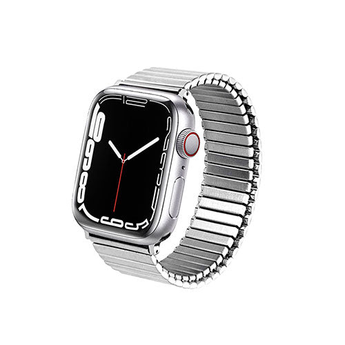 TF7 メタルストレッチバンド for Apple Watch 41/40/38mm Sサイズ シルバー TF21SV40S