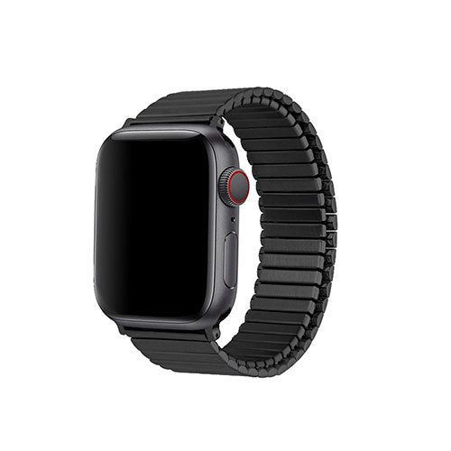 TF7 メタルストレッチバンド for Apple Watch 49/45/44/42mm Sサイズ ブラック  TF21BK44S