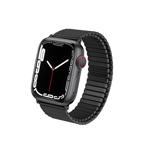 TF7 メタルストレッチバンド for Apple Watch 49/45/44/42mm Sサイズ ブラック  TF21BK44S