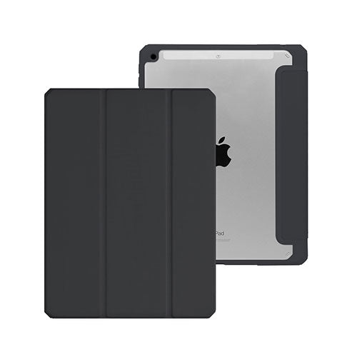 TYPE ONE ペンシルホルダー付き ハイブリッドケース for iPad(第9/8/7世代) ブラック TYP-271-BK