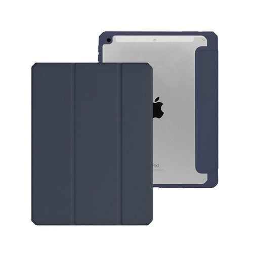 TYPE ONE ペンシルホルダー付き ハイブリッドケース for iPad(第9/8/7世代) ネイビー TYP-271-NV
