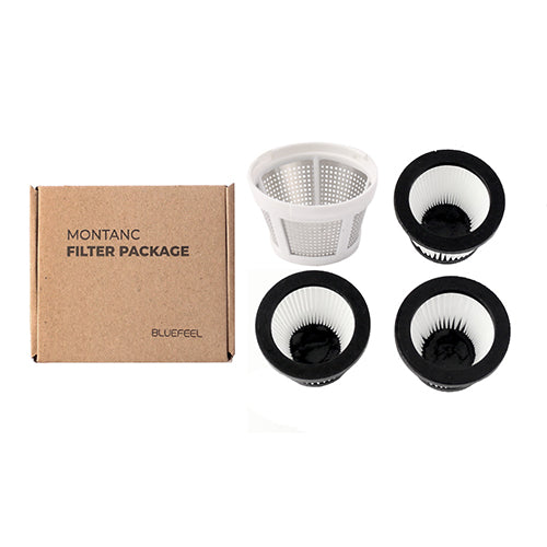 BLUEFEEL コードレスハンディクリーナー MONTANC専用フィルター 4個セット BLF43017